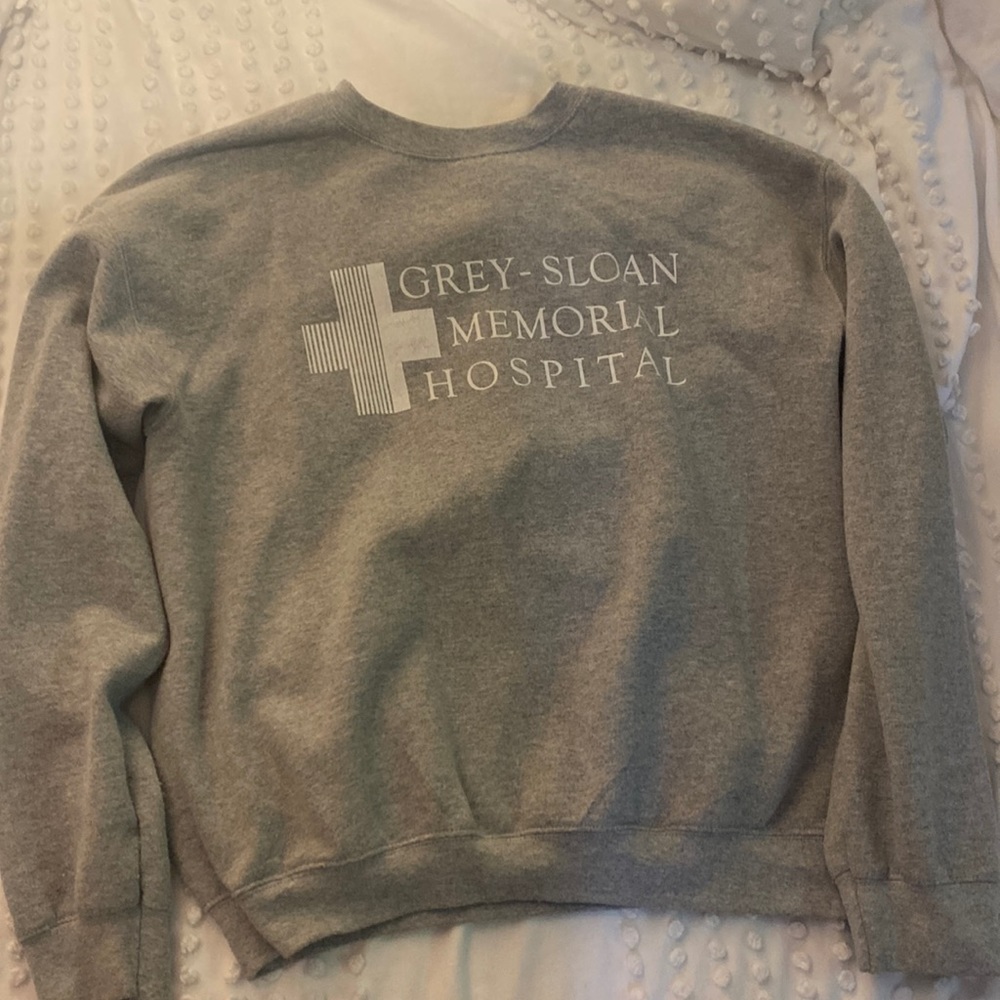 greys anatomy grey crewneck